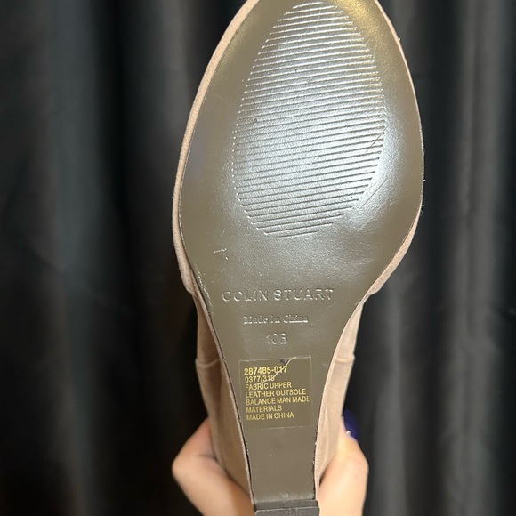 Colin Stuart Suede wedge bootie - Picture 5 of 6